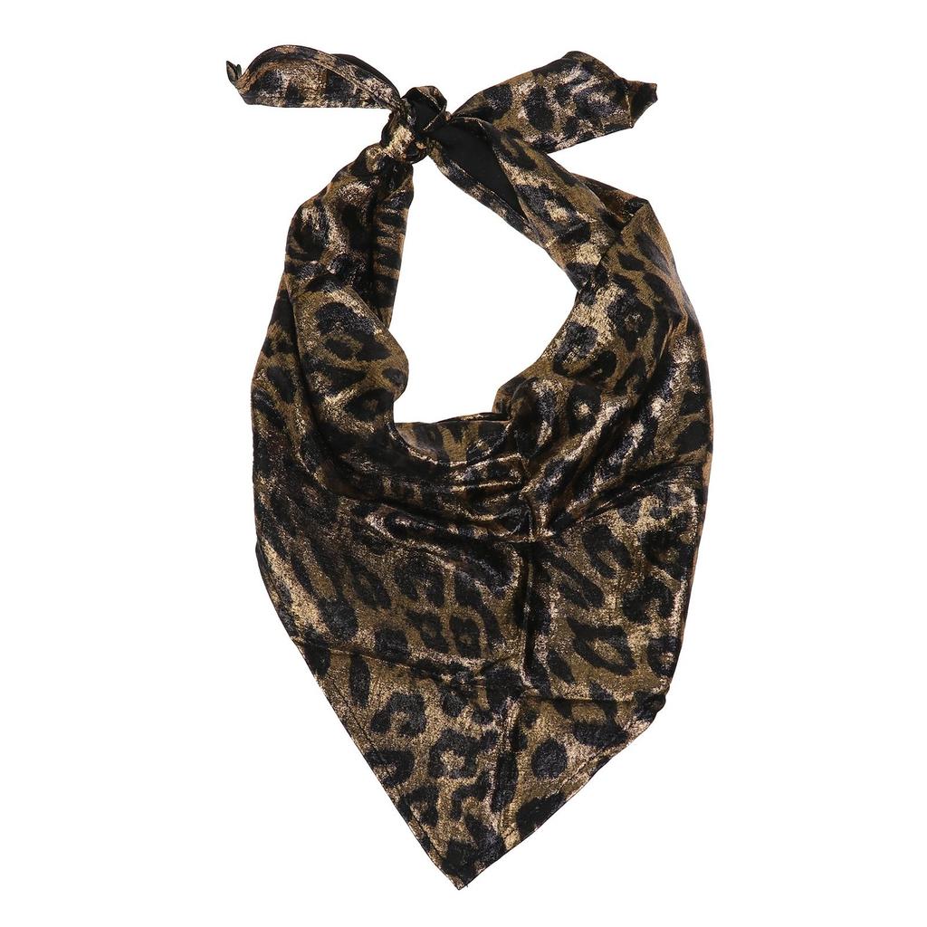 Y2K Metallic Triangle Bandana, High Gloss Punk Head Scarf for Women