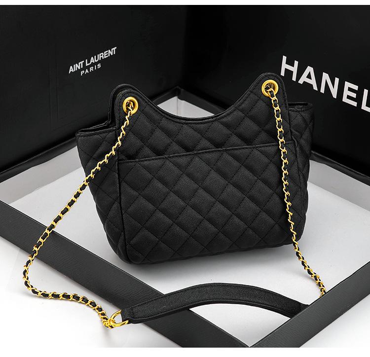 Fashionable ladies chain bag, small fragrant rhombus style shoulder bag, crossbody bag