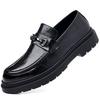 New Men Business Casual Leather Shoes Soft Sole Soft Leather Beanie Shoes Trendy Men Shoes Fashion Driving Shoes Shoes