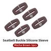 Car Seatbelt Buckle Cover Silicone Anti-scratch Protector Safety Belt Buckle Guard For VW Scirocco Jetta Beetle Golf Polo Touran 46YHS