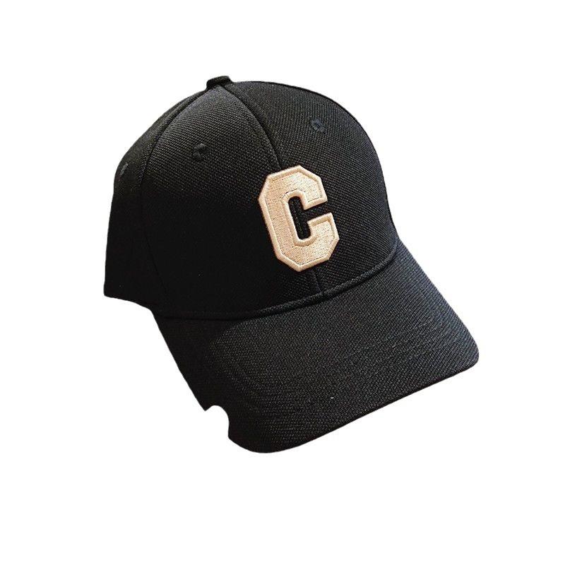 New cap C letter female breathable couple ins show face small fashion sunshade baseball cap male trend