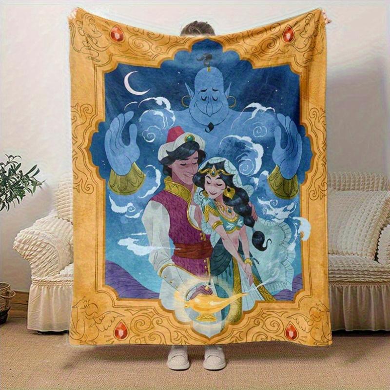 1 pezzo, L'Avventura Magica di Aladdin e Jasmine: Un Accogliente Regalo per l'Arredamento della Casa, Perfetto per Camera da Letto, Soggiorno, Viaggio, Campeggio