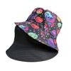 New Pumpkin Lantern Cartoon Cartoon Basin Hat Male Sunshade Sunscreen Hat Halloween Cartoon Bucket Hat Female