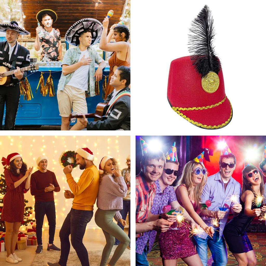 Nutcracker Hat Marching Band Costume Cosplay Apparel For Festival Autumn School Holiday Party Everyday Wear Photo Events Stage