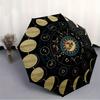 1 Stück Astrologie Rad Automatischer Faltregenschirm, Tragbares & Faltbares Design mit 8 Speichen, Lässiges Outdoor-Accessoire yy250805144