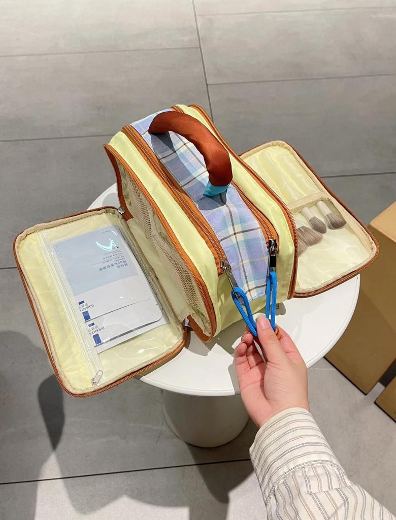 Portable Large Capacity Multi-Layer Makeup & Toiletry Travel Bag