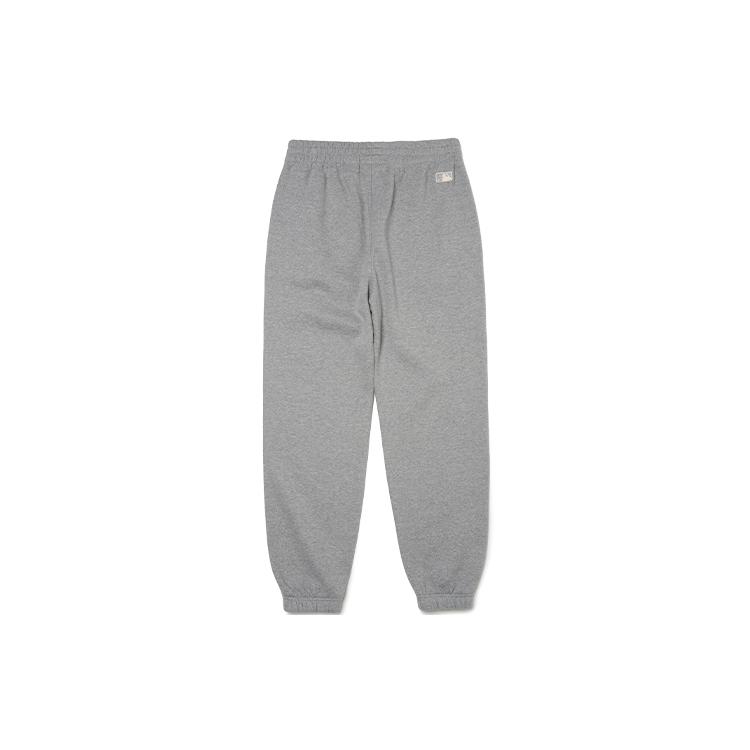 New MLB Knitted Sweatpants Unisex Gray 3ATPB0116-50MGS