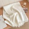 Winter 31 Solid Color  Wool Scarf Men'S And Women'S Shawl Wraps Universal Scarves Warm And Cold Proof  Scarf