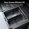Heenvn For Tesla Model Y Launch Juniper Model Y L 2025 2026 Center Console Armrest Double-layer Storage Box ABS Car Organizer