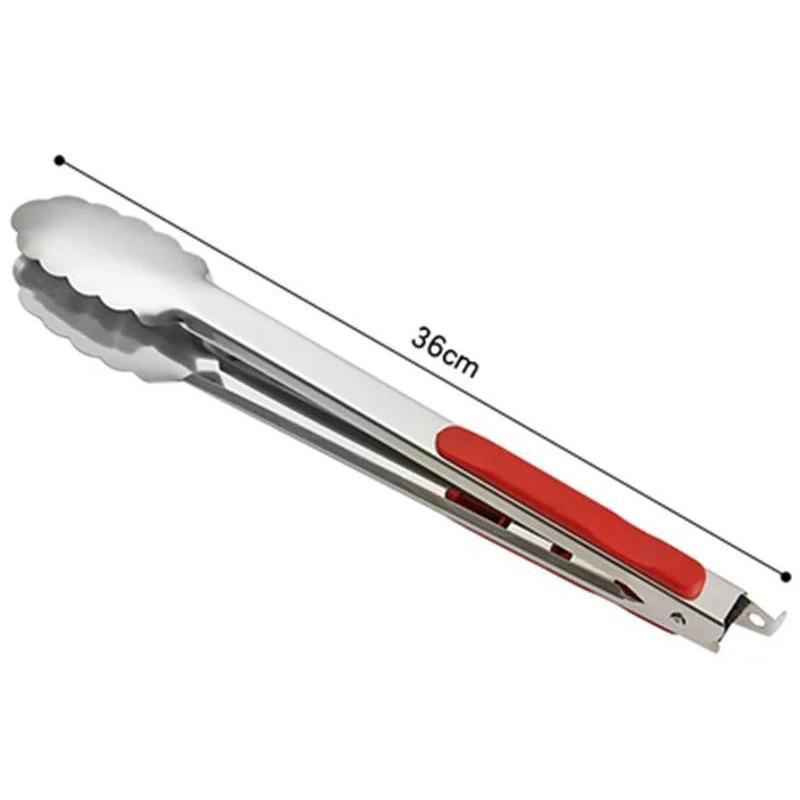 BBQ Tongs Ice Sugar Coffee Clips Kitchen Barbecue Baking Food Tongs Pizza Bread Dessert Server Steak Salad Buffet Serving Clip