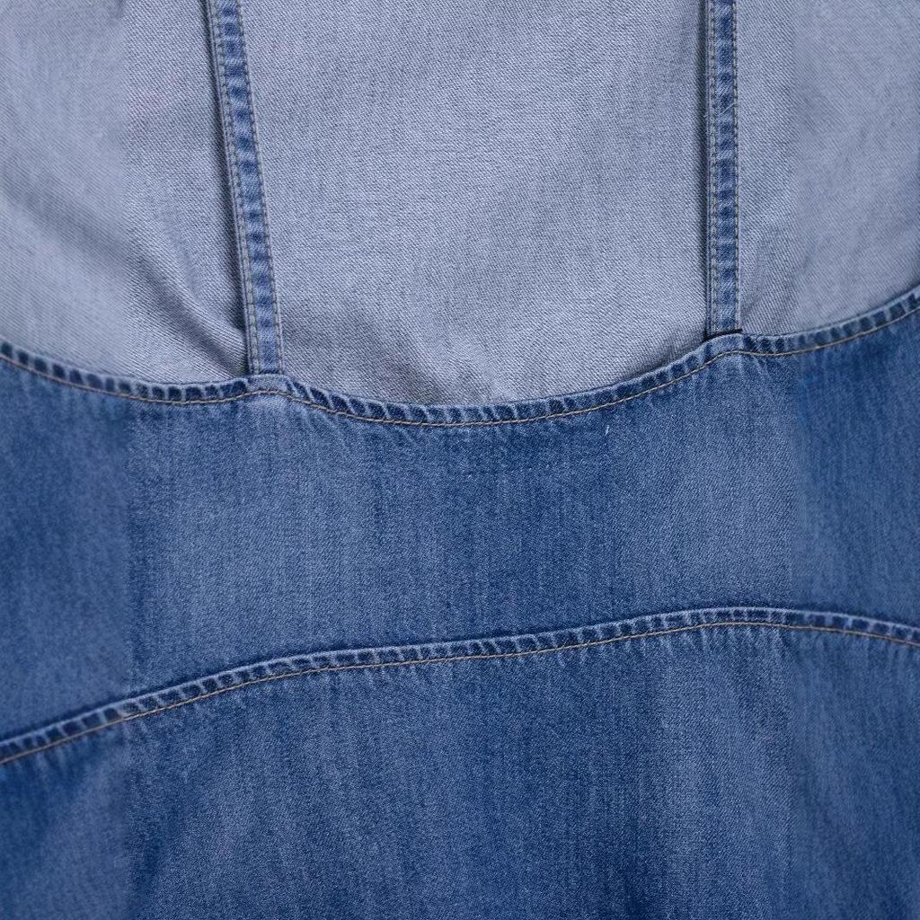 2025 Summer Fashion Backless Slim-Fit Denim Tank Top