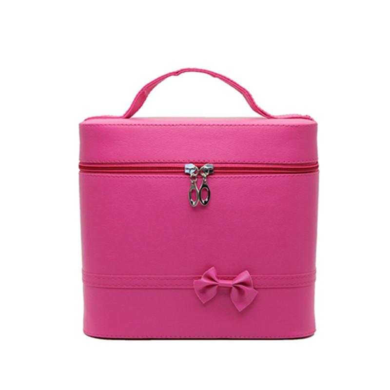 Large Capacity 2024 Summer Women's Cute Korean Makeup Bag - Multifunctional Storage Case