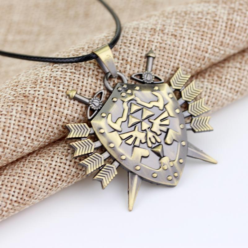 Legend of Zelda Ciondolo Kingdom Tears Accessori per giochi di ruolo Maglione Catena Collane da uomo e da donna Giocattoli Gioielli Regali