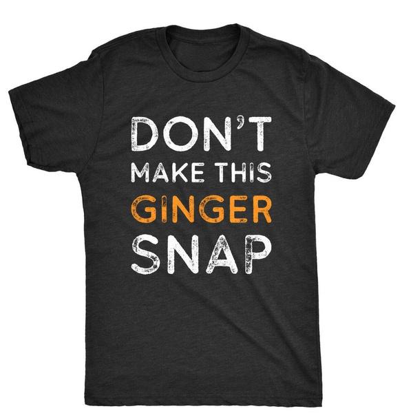 Mens Dont Make This Ginger Snap T Shirt Funny Mens Saint Patricks Day Irish Tee S разноцветный
