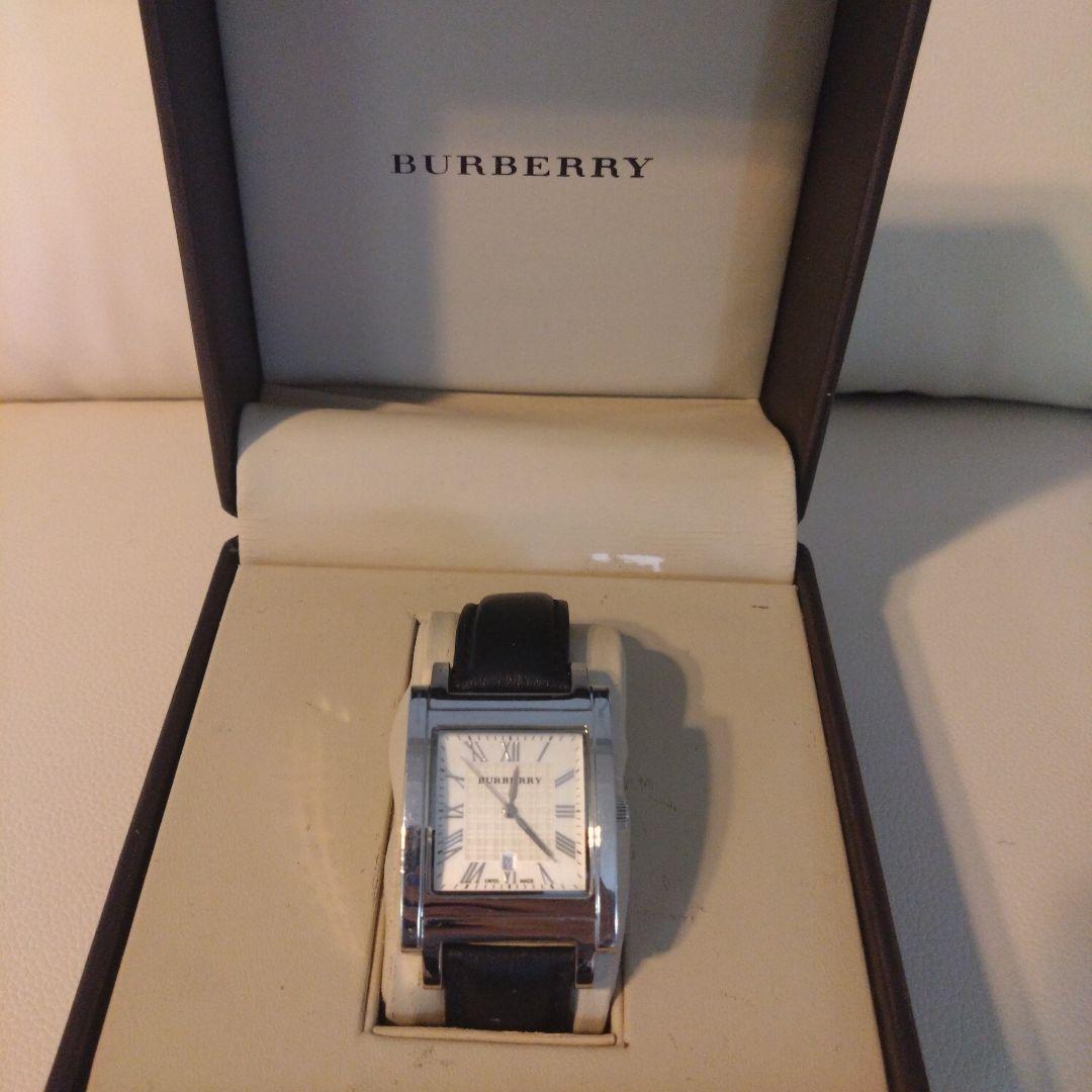 Used BURBERRY square quartz watch body