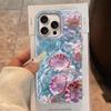 Okeāna pērļu gliemežvāka ūdens faktūras meiteņu tālruņa vāciņš priekš iphone 16 15 14 7 8 Plus 13 11 12 Pro Max X XS XR SE 2022 2020 16e vāciņš