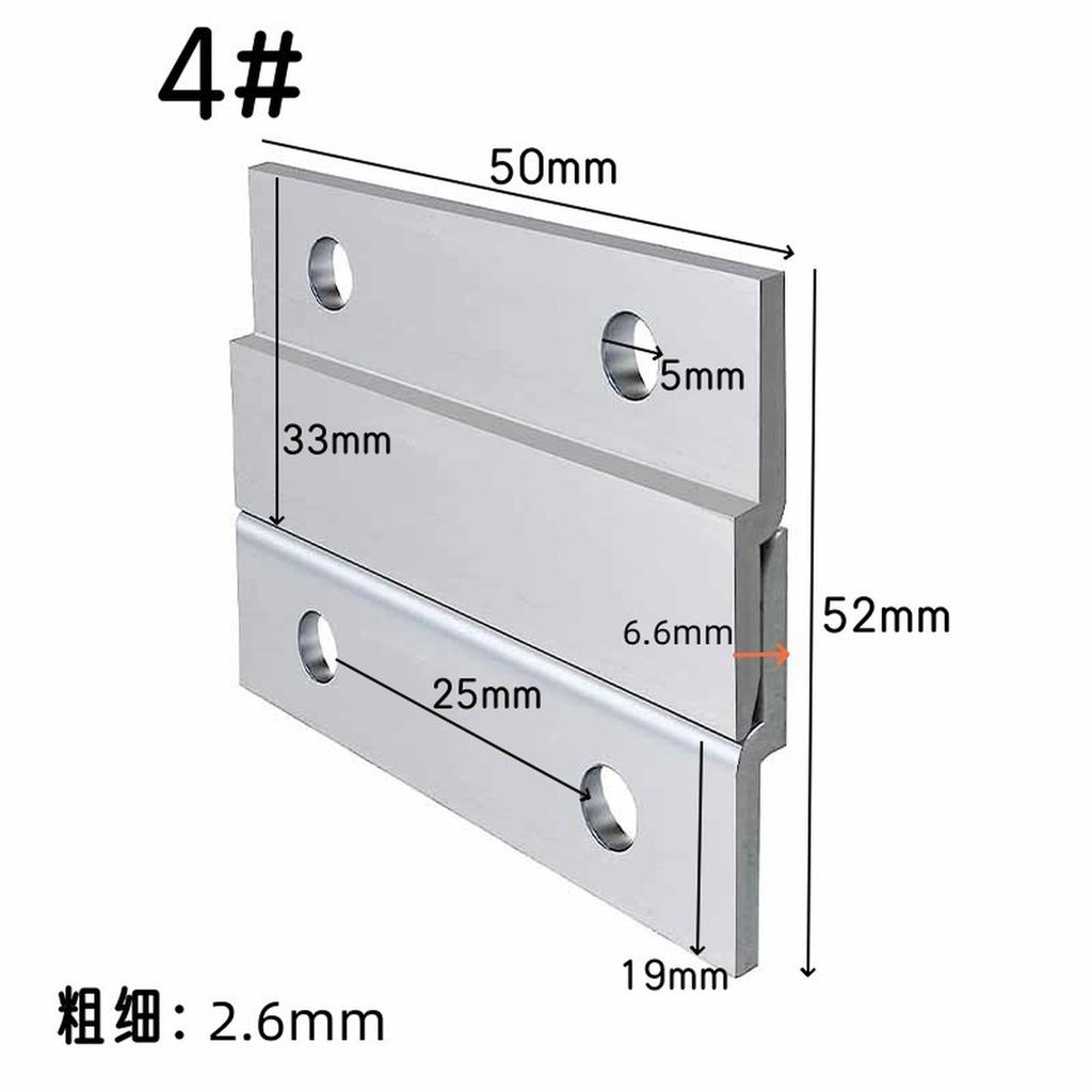 French Cleat Hanger  Aluminum Clips  Wall Mounting Bracket Hardware Kit for Mirrors Shelf Whiteboard Frames 6SET