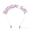 Children's Adult Birthday Headband IR Letter Crown Headband