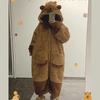 Voksen Capybara Cosplay Kostume Kåber Anime Natkjole Halloween Tegneserie Pyjamas Sød Dame Stil Natkjole