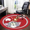 1pc Tom Jerry Office Round Area Rug, Bedroom Living Room Home Decor, Room Deco,  Offic a1016084