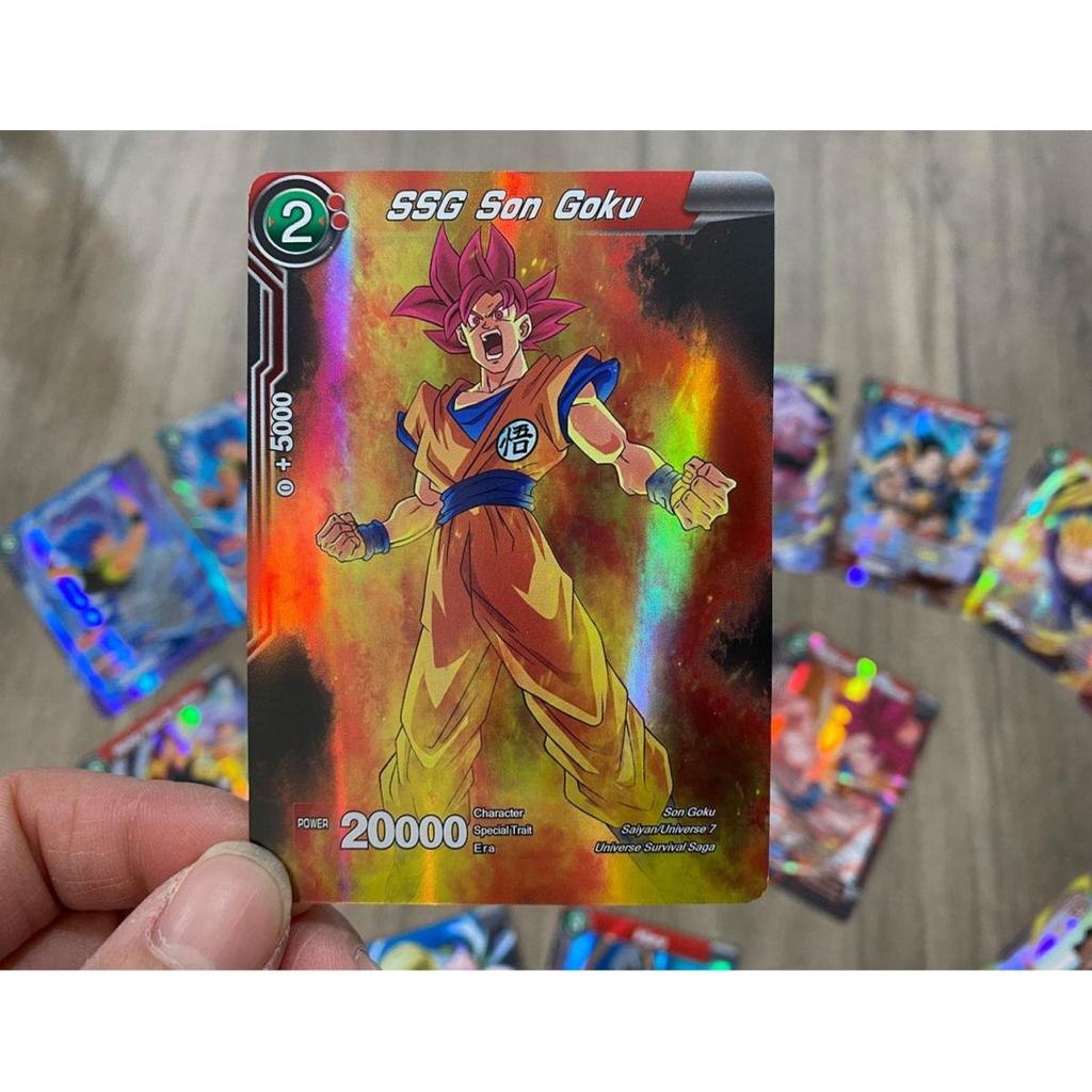 VIUWIZE 50 Tarjetas Coleccionables De Anime Sin Repetir, Lámina Dorada Con Grabado Láser, Ideal Para Regalar A Niños (serie Dragon Ball)