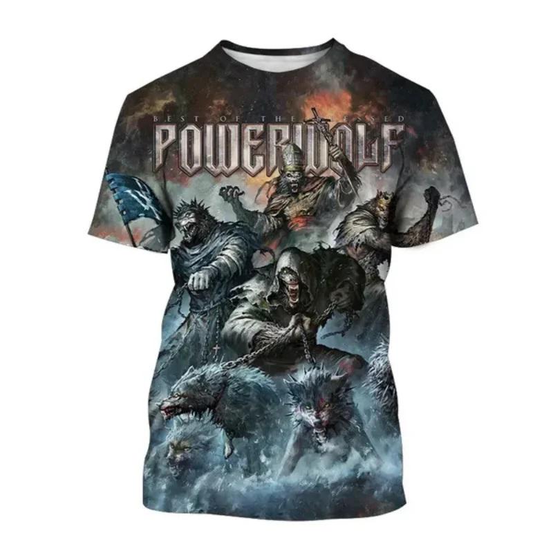 3D printed summer casual fashion oversized short-sleeved T-shirt