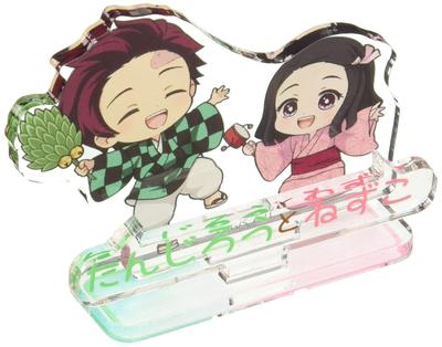 Demon Kimetsu No Yaiba Tanjiro Nezuko Acrylic Figure with Nezuko Slayer & (Childhood)