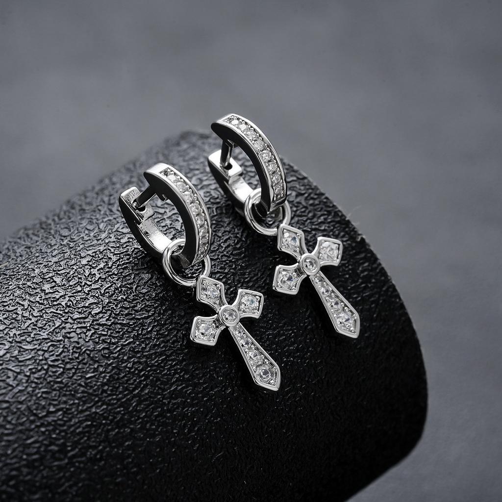 Stud Earrings Men's Trendy Ear Buckles Personalized Versatile Earrings Women's High-end Jewelry Accessories Earrings