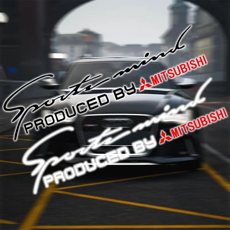 Sport Design Car Front Head Light Eyebrow 3D Sticker Emblem Decorator for Mitsubishi ASX Lancer Mirage L200 Pajero Sport Attrage NH9