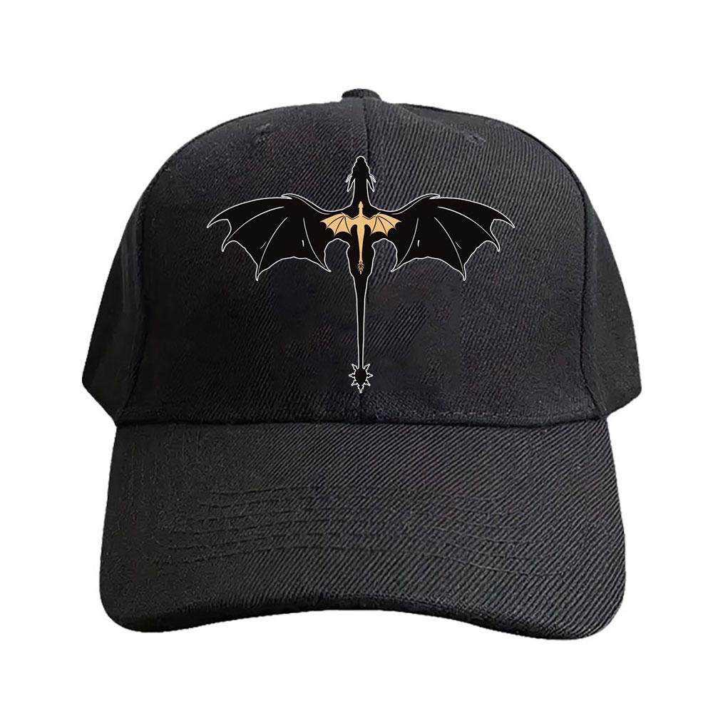 Fourth Wing Spine Dragons Cap Summer Women Unisex Adult Peaked Hat Fashion Casual Adjustable Printed Baseball Caps Trucker Cap