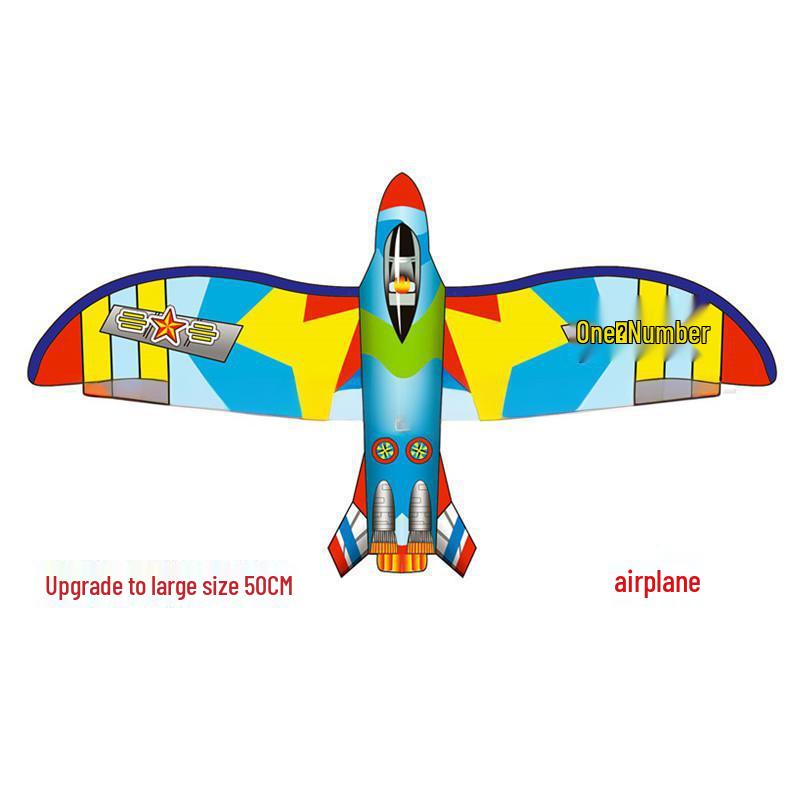 Dynamic Children's Swallow Butterfly Kite - Handheld Plastic Rod with Shaking Wings