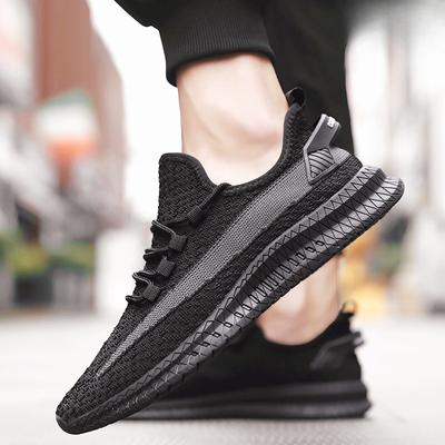 Men's New Breathable Popular Spring and Autumn Sports Shoes, Fly Woven Casual Mesh Cloth Shoes