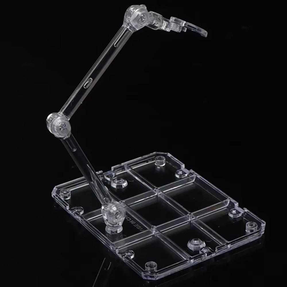 Transparent Action Figure Display Stand Assembly Movable Action Figure Base Rack PVC Gundam Models for HG 1/144 Cinema Game