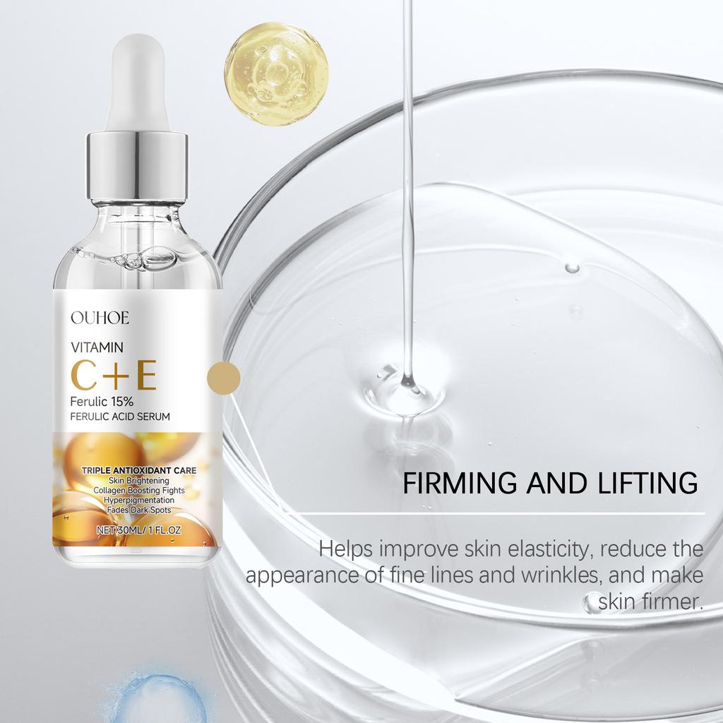 Ouhoe Facial Firming Serum Gentle Daily Hydrating Moisturizing Skincare Essence For Smooth Elastic Skin