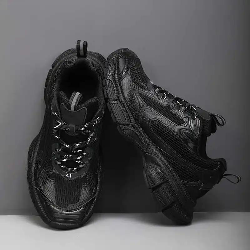 Fashion Lace-up Without Heel Sneackers Man Walking Men's Summer White Shoes Branded Sneakers Sports Type 2025elegant Racing