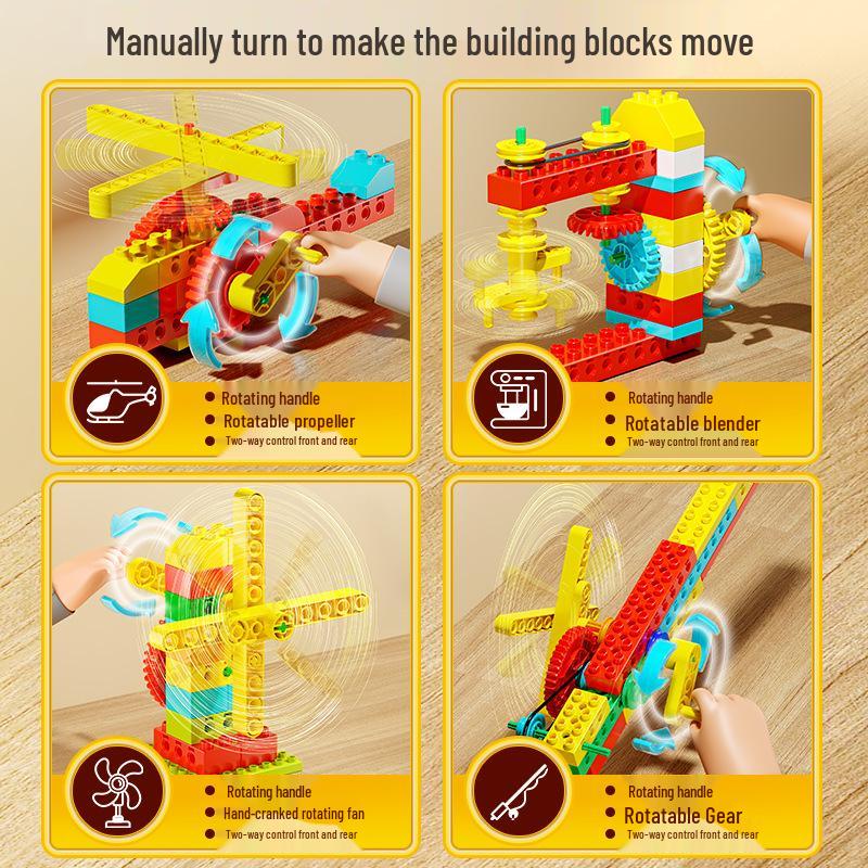 Large Particle STEM Building Blocks: Creative Programming Robot Toy for Kids