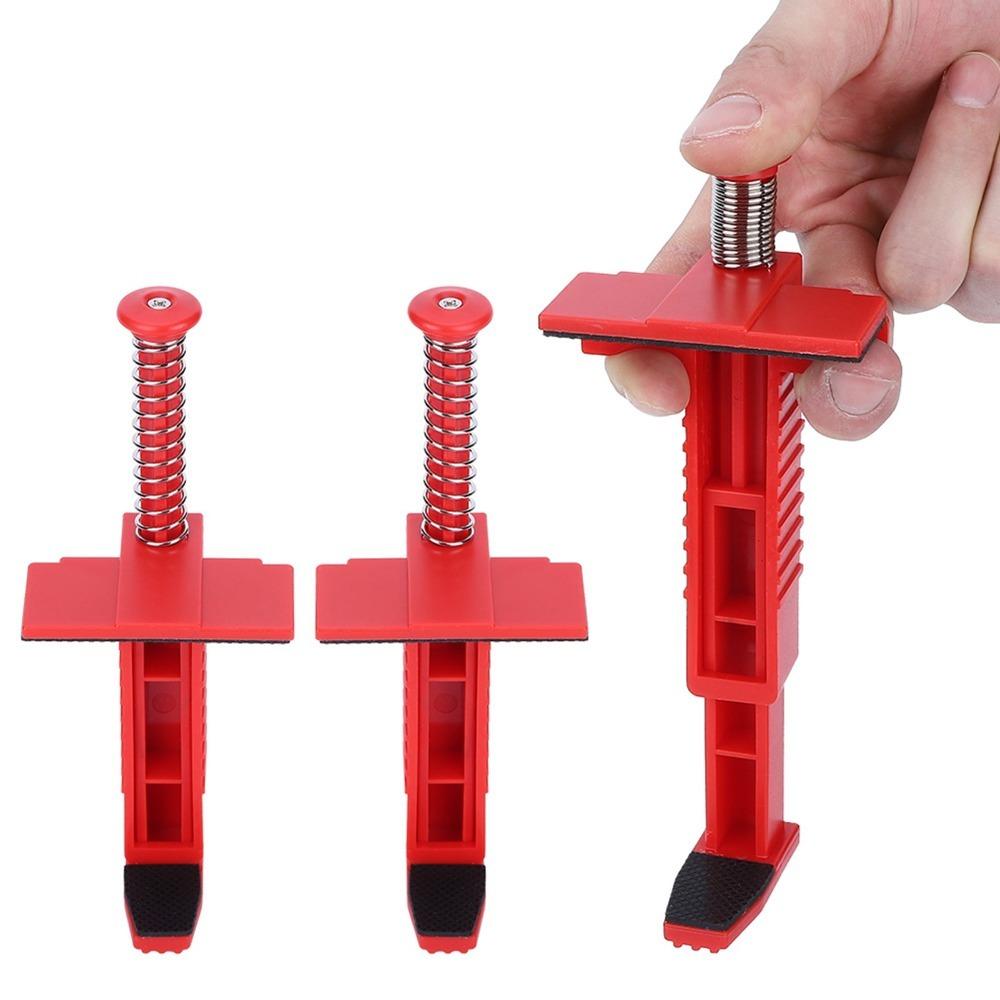 2PCS Red Leveling Measuring Tool Black Building Construction Fixture Durable Brick Line