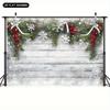 1Pcs Festive Christmas Backdrop Banner Decoration Background Winter Backdrop Decorations For Photo Studio Photo Booth Christ