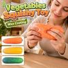 Anxiety Relief Carrot Squeeze Toys Sound Crispy Corn Fidget Toy Sensory Stress Toy  for Kids Adults