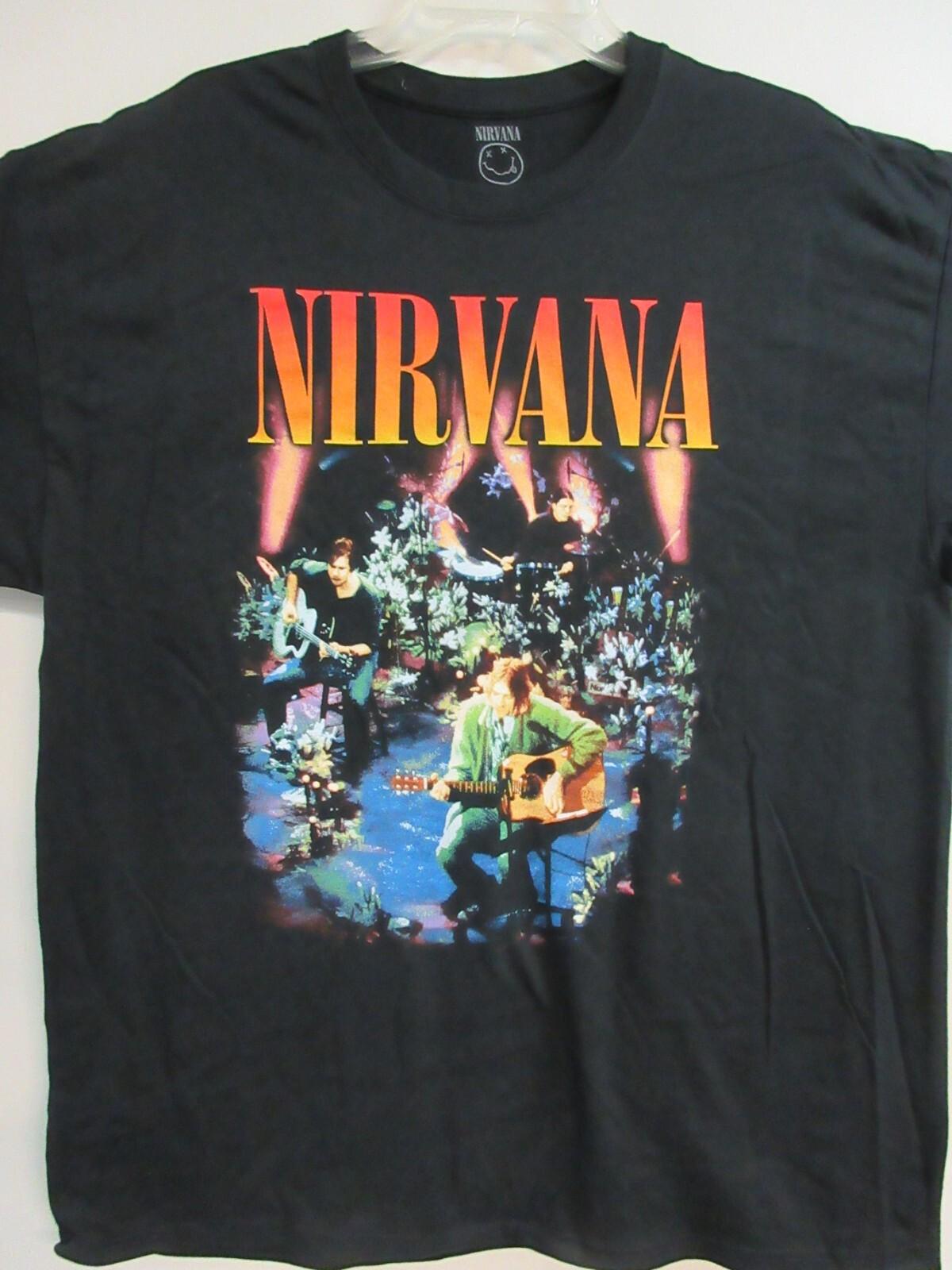 NIRVANA OFFICIAL MERCH 2023 LICENSE LIVE BAND CONCERT MUSIC T- LARGE Unisex T-Shirt S