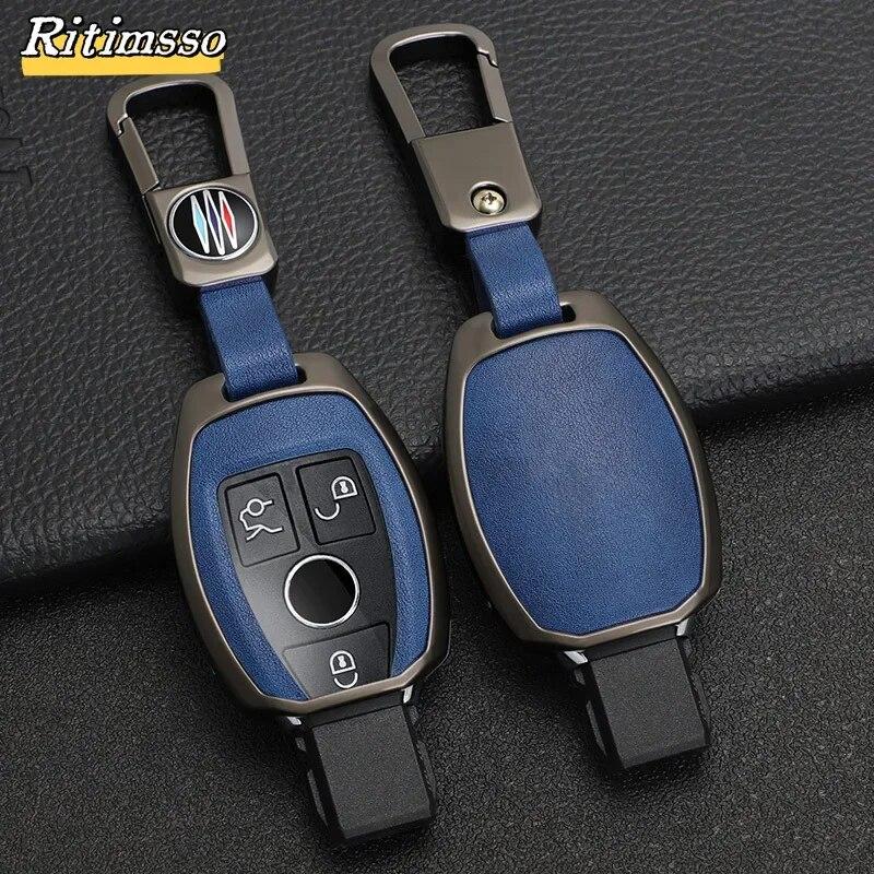 Carcasa din aliaj pentru cheia de la distanță pentru Mercedes Benz ABCER Class GLS GLA GLK GLC CLS CLA AMG W204 W205 W212 W463 W176