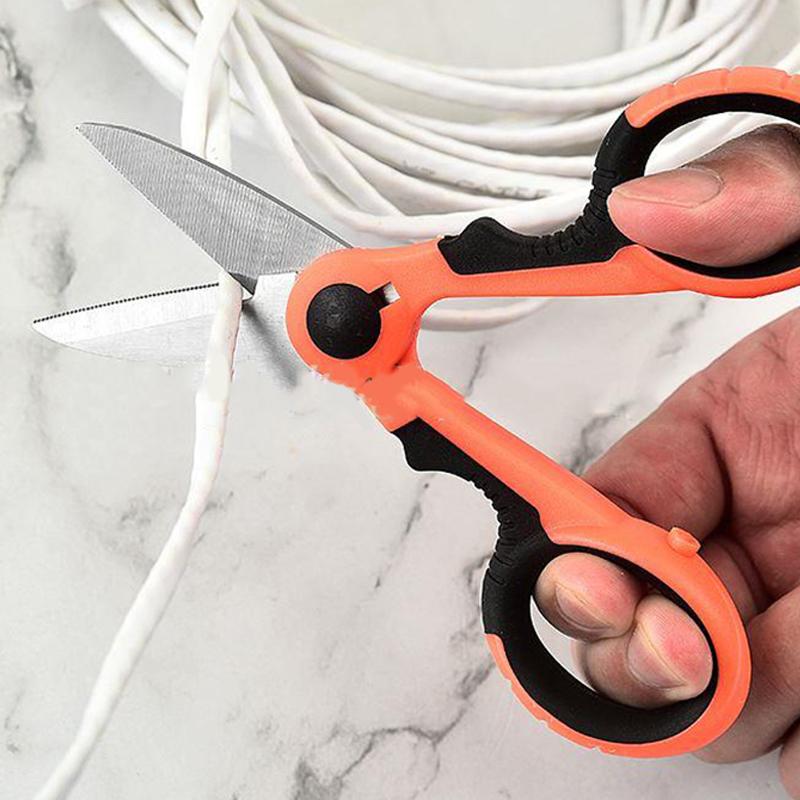 1pc Fiber Optic Aramid Fiber Cutter Scissors Sharp Shears for Jumper Wire Pigtail Electrician ToolsGood Quality