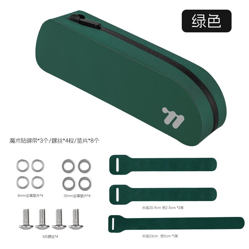 

0.7L Bicycle Bag Waterproof Cycling Top Front Tube Frame Bag Large Capacity MTB Road Bicycle Bag Bike Accessories S зелёный