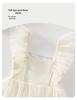 Costume da Bagno Intero Principessa Bianco di Alta Qualità per Bambina con Gonna in Rete 2026 - Perfetto per le Vacanze al Mare