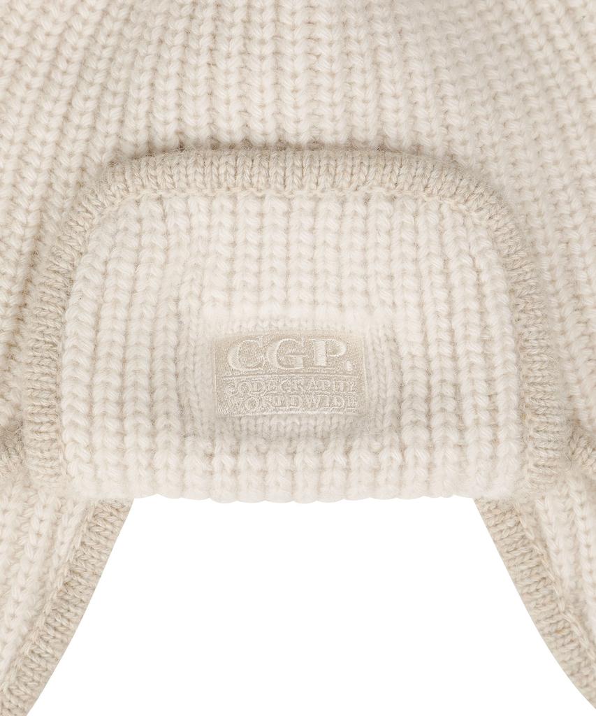 CGP Knit Earmuff Beanie_Oatmeal
