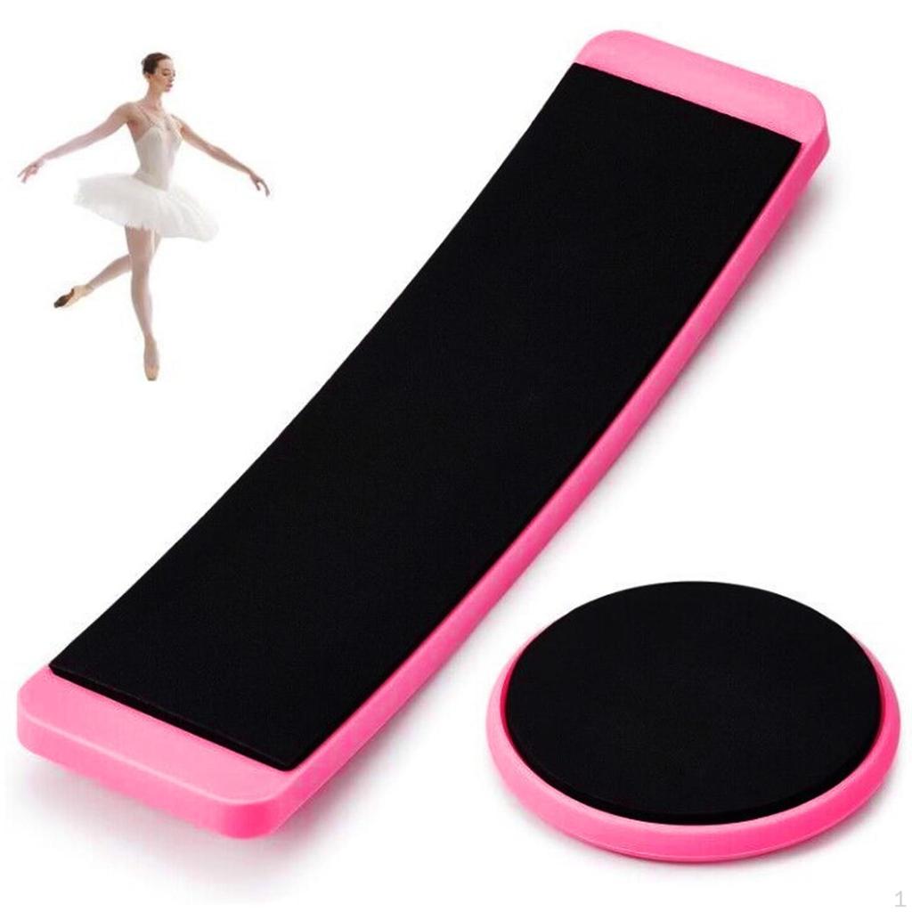 2 Pieces Turning Board for Dancers Figure Skating Spinner Improving Skills Gymnast Dancer