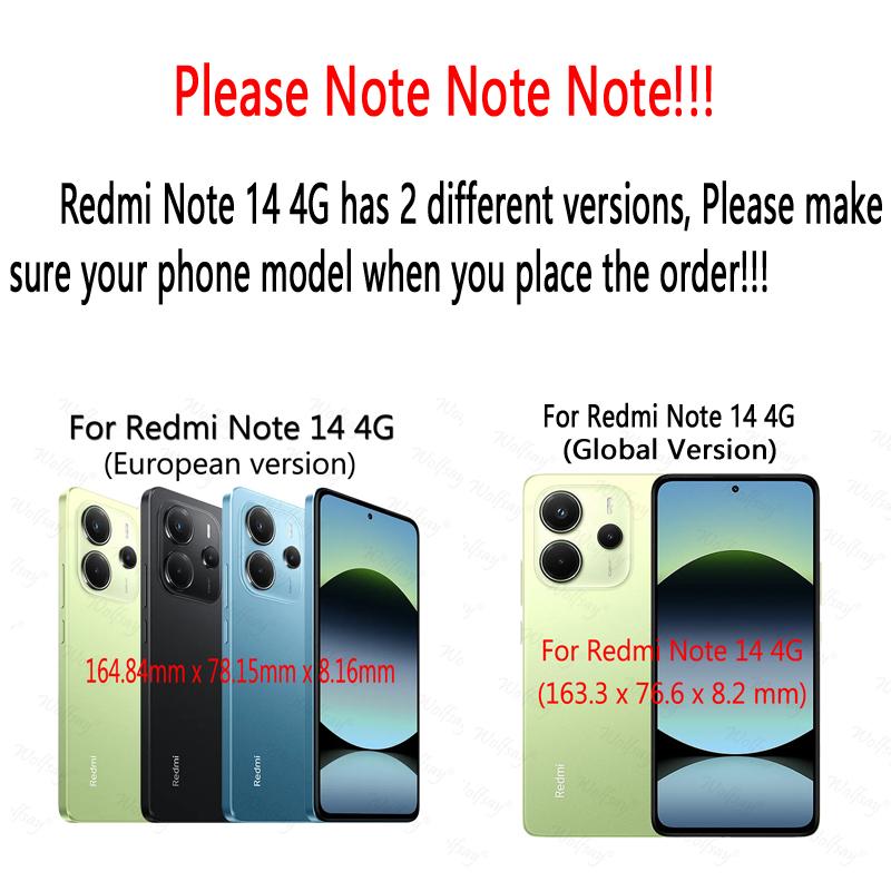 Candy Case For Xiaomi Redmi Note 14 4G Case Soft Original Liquid Silicone Back Case Redmi Note 14 4G Cover For Redmi Note 14 4G