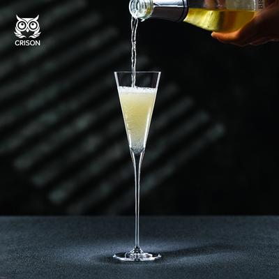 CP8203 CRISON křišťálová sklenice na Martini koktejl v japonském stylu, sklenice na šampaňské, svatební párty sklenice, 130 ml