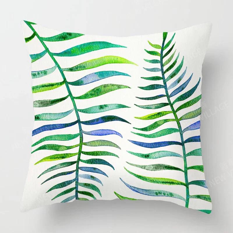 Home Decor Colorful Floral & Nature Pattern Pillow Covers Pattern Cushion Cover Suitable for Sofa Bedroom Car Pillow Cover