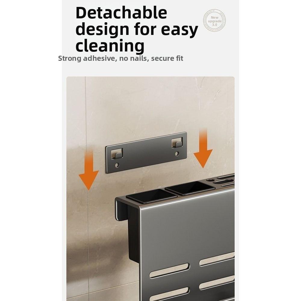 Carbon Steel Cutting Board Rack Heavy Duty Wall-Mounted Holder Kitchen Storage Rack Indoor Use